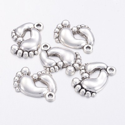 Jewelry Tibetan Style Alloy Pendants TIBEP-E121-AS-1