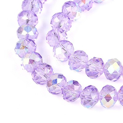 Transparent Glass Beads Strands X-EGLA-N016-6mm-03-1
