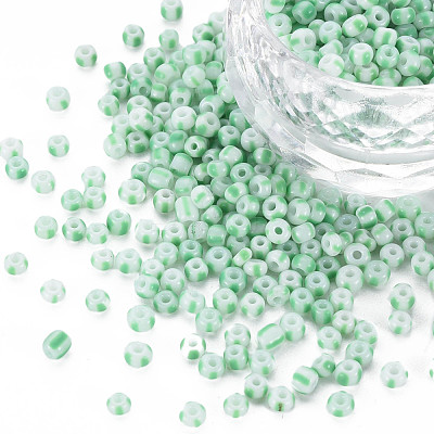 8/0 Opaque Glass Seed Beads SEED-T006-01B-D02-1