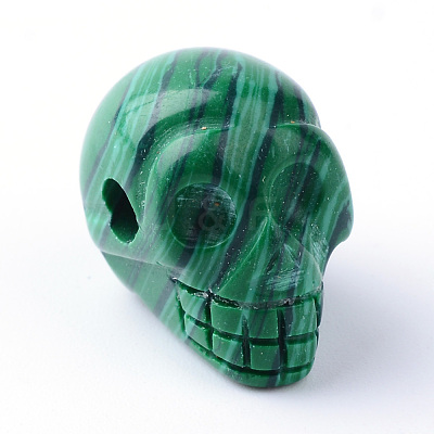 Synthetic Malachite Beads G-R398-01-1