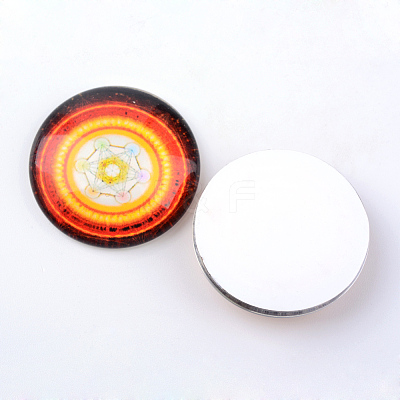 Glass Cabochons X-GGLA-L012-12mm-21-1