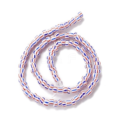 Handmade Lampwork Beads Strands BLOW-K001-01B-07-1