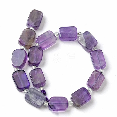 Natural Amethyst Beads Strands G-C098-A02-01-1