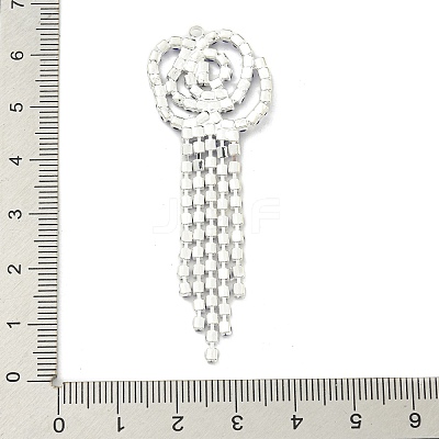 Brass Rhinestone Pendants KK-I715-16S-01-1