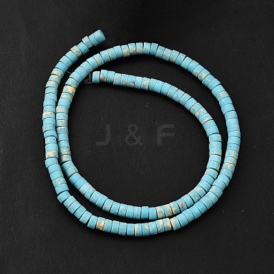 Dyed Synthetic Imperial Jasper Beads Strands G-Z089-A03-A-1