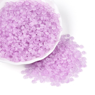 Baking Paint Glass Seed Beads GLAA-T023-43G-1