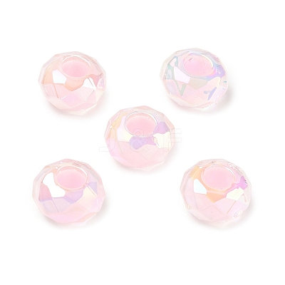 Electroplate Transpant Resin European Beads RE-CBAFF00-02C-1