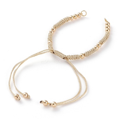 Adjustable Polyester Braided Cord Bracelet Making AJEW-JB00892-1