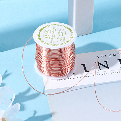 Round Copper Beading Wire for Jewelry Making YS-TAC0004-0.8mm-04-1