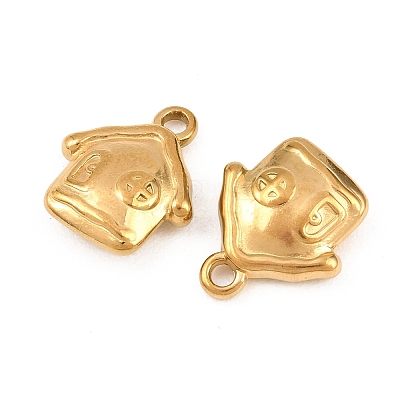 304 Stainless Steel Pendants STAS-A135-07C-G-1