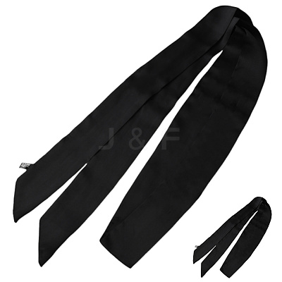 Long Polyester Silk Scarf for Women Girls AJEW-WH20042-77C-1