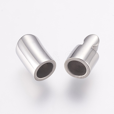 Tarnish Resistant 304 Stainless Steel Magnetic Clasps with Glue-in Ends STAS-E138-04P-1