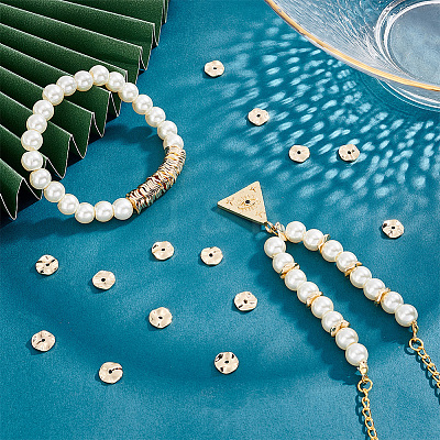 50PCS Brass Beads KK-PH0005-48-1