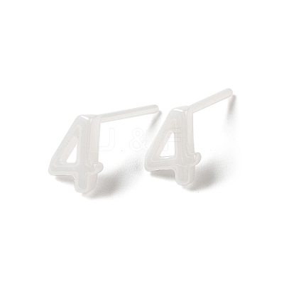 Hypoallergenic Bioceramics Zirconia Ceramic Stud Earrings EJEW-C065-03E-1