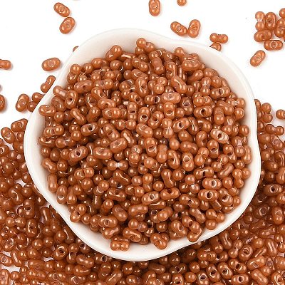 Baking Paint Glass Seed Beads SEED-L011-09A-25-1