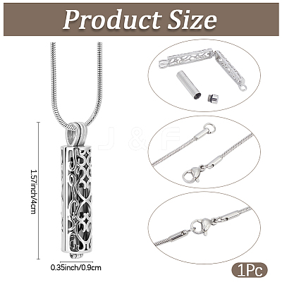 DIY Stainless Steel Pendant Necklaces Making Kits DIY-CN0003-75P-1