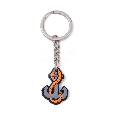 Cartoon PVC Pendant Keychain KEYC-U001-01D-1
