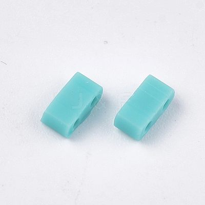 2-Hole Opaque Glass Seed Beads SEED-S023-23B-02-1