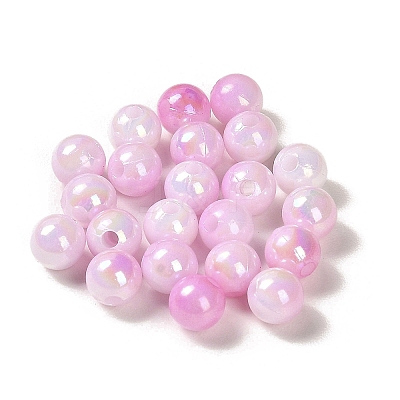 Opaque Acrylic Beads OACR-Z016-01B-06-1