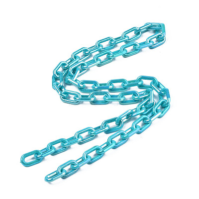 Acrylic Opaque Cable Chains PACR-N009-002C-1