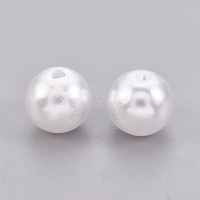 ABS Plastic Imitation Pearl Beads KY-G009-4mm-03-1