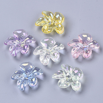 Transparent Acrylic Beads PACR-R246-002-1