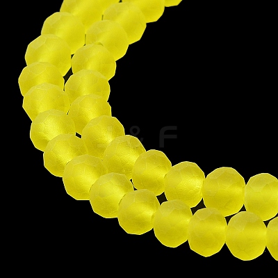 Transparent Glass Beads Strands EGLA-A044-T6mm-MD29-1