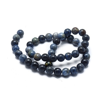 Natural Dumortierite Quartz Bead Strands G-I224-03-10mm-1