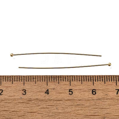 Brass Ball Head Pins KK-H502-03F-G-1