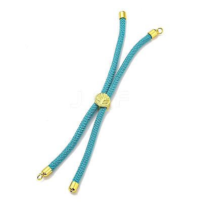 Nylon Cords Bracelet Makings Fit for Connector Charms AJEW-P116-01G-13-1