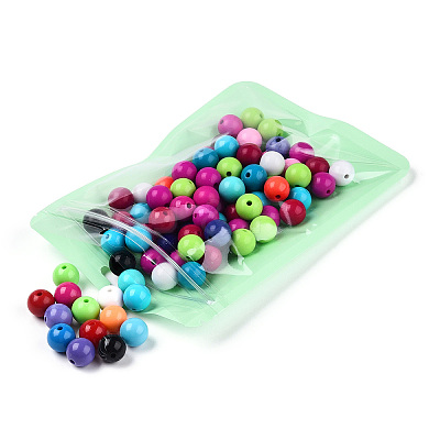 Macaron Color Plastic Yin-yang Resealable Bags OPP-N001-01B-06-1