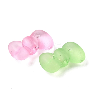 Frosted Transparent Acrylic Beads FACR-C001-01C-1