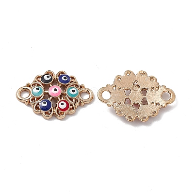 Alloy Enamel Connector Charms FIND-A024-40G-1