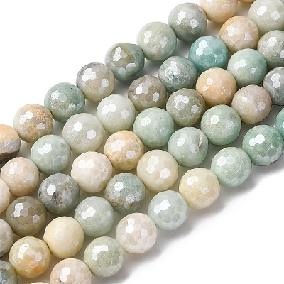 Natural Amazonite Beads Strands G-O164-02-8mm-1