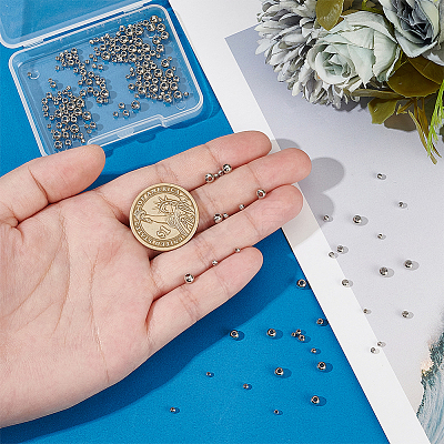 200Pcs 4 Styles Brass Beads KK-BC0013-83-1