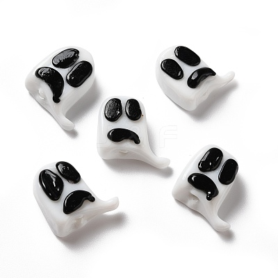 Halloween Theme Handmade Lampwork Beads LAMP-E023-01-1