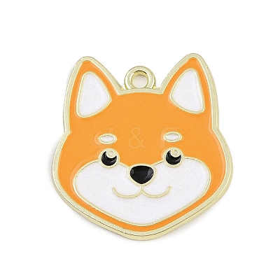Alloy Enamel Pendants ENAM-I066-01G-09-1