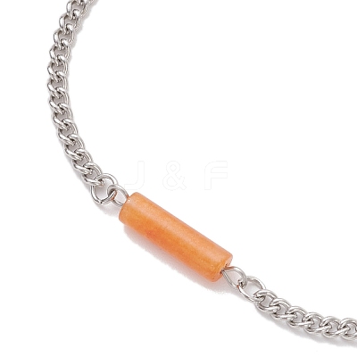 6Pcs 304 Stainless Steel Chain Bracelets BJEW-JB12189-1