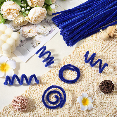100Pcs DIY Plush Sticks FIND-SP0004-72I-1
