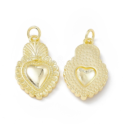 Rack Plating Brass Pendants KK-B065-19G-1