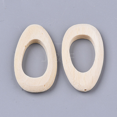Undyed Natural Beech Wood Beads WOOD-N003-005-1