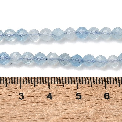 Natural Aquamarine Beads Strands G-B168-A02-4mm-1