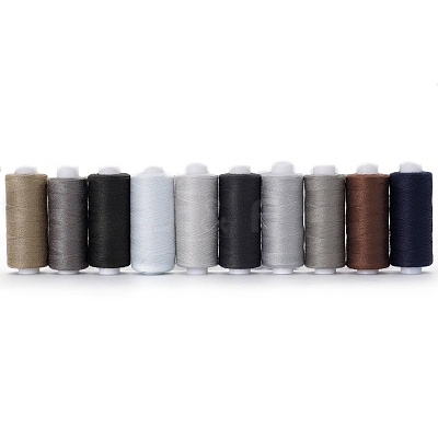 10 Colors Polyester Sewing Thread PW-WG4C286-05-1