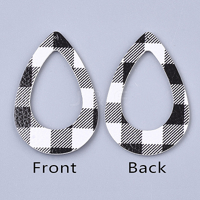 PU Leather Big Pendants LS-X-FIND-T020-114E-1