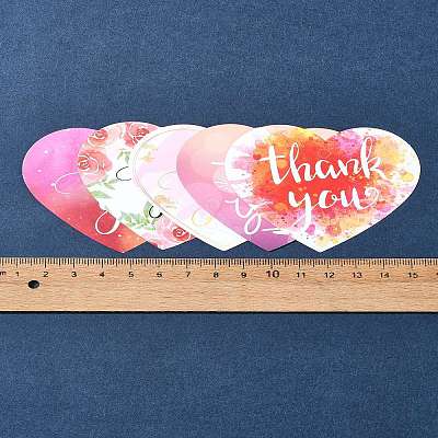 Coated Paper Thank You Greeting Card DIY-FS0007-76A-1