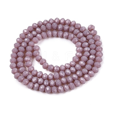 Opaque Solid Color Imitation Jade Glass Beads Strands LS-EGLA-A044-P3mm-D13-1