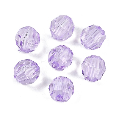 Transparent Acrylic Beads OACR-Q015-02F-1