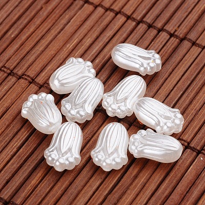 Flower Imitation Pearl Acrylic Beads LS-X-OACR-L004-4772-1