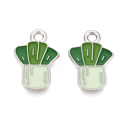 Alloy Enamel Pendants ENAM-Q003-12P-1