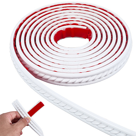 PVC Self-Adhesive Flexible Molding Trim AJEW-WH20064-72-1